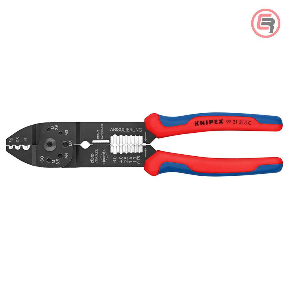 Knipex Kliješta Za Kabl Stopice Neizolirane 0,5 - 6,0 mm2 – 97 21 215 C slika 3