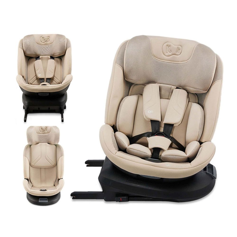 Kinderkraft Rotirajuća autosjedalica Xpedition 3 40-150cm Isofix, Beige slika 8