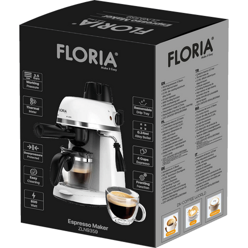 Floria Aparat za espresso kavu, 800W slika 3