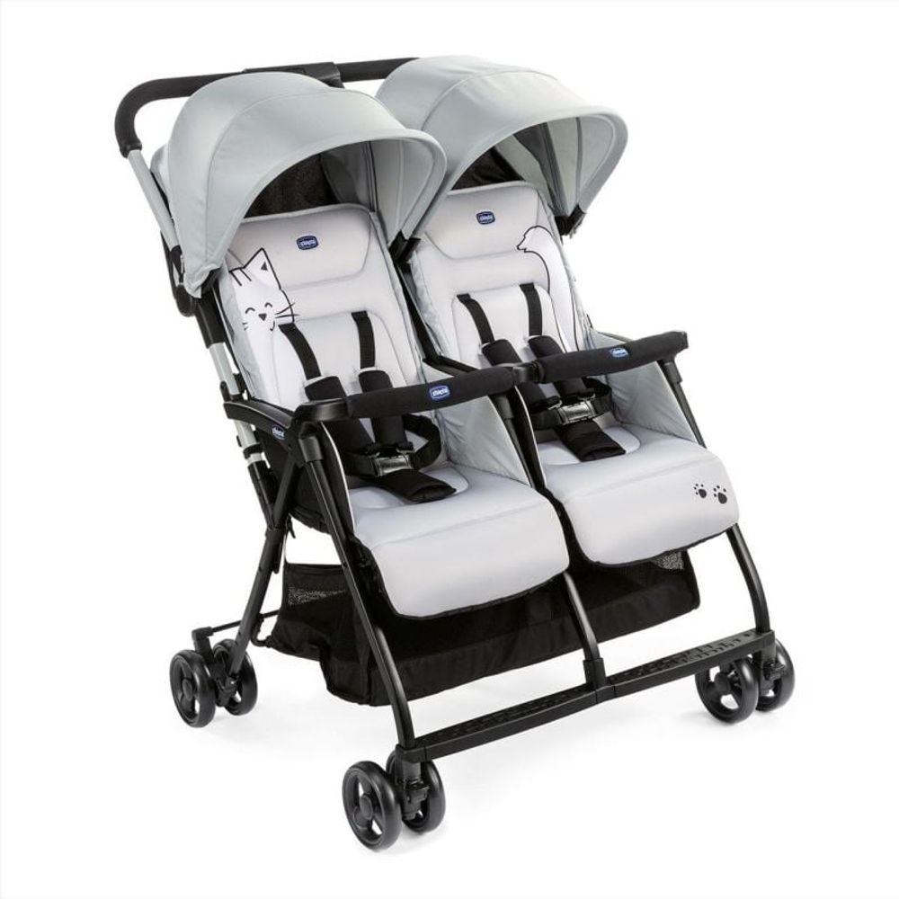 Chicco Kolica za blizance Ohlala, Silver Cat slika 1