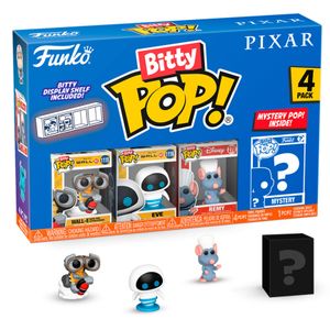 Blister 4 figure Bitty POP Disney Pixar Wall-E