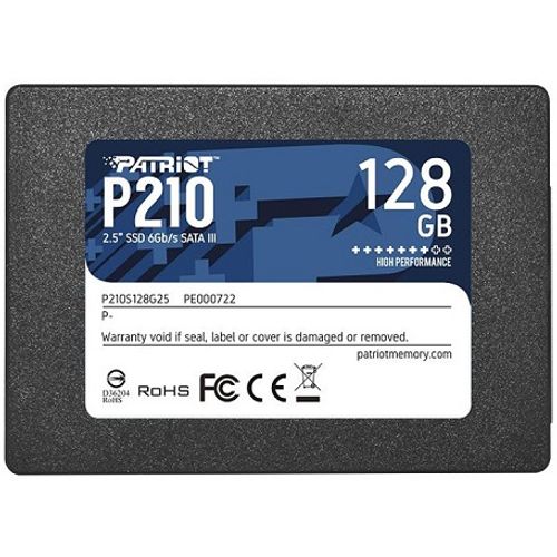 Patriot SSD P210 R520/W430, 128GB, 7mm, 2.5" slika 1