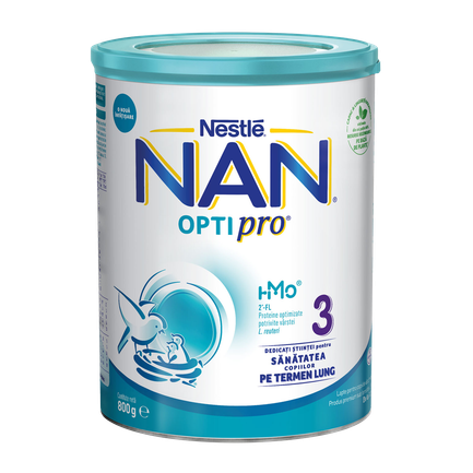 Nestlé NAN® OPTIPRO® 3, Prah za pripremu mliječnog napitka za malu djecu, limenka, 800g