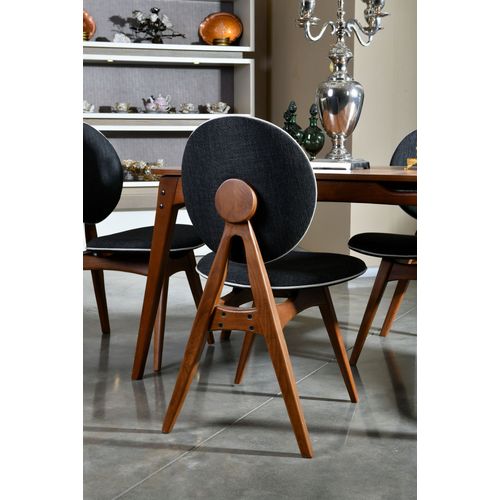 Woody Fashion Set stola i stolica (5 komada), Touch Wooden - Anthracite slika 3