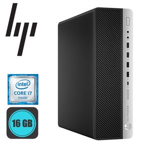 HP EliteDesk 800 G3 SFF i7-6700, 16GB DDR4, 256GB SSD - rabljeni uređaj