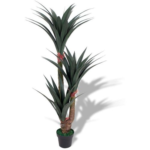 Umjetna Yucca biljka s lončanicom 155 cm zelena slika 1