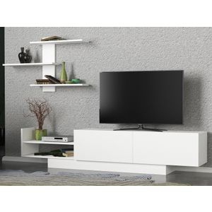 Egemen - White White TV Unit