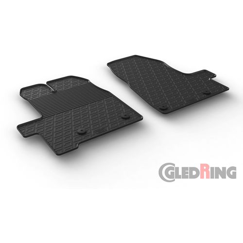 Gledring gumeni tepisi za Ford Tourneo Custom 09.2012->/FL 01.2018->
(for front seats only, manual only) slika 1