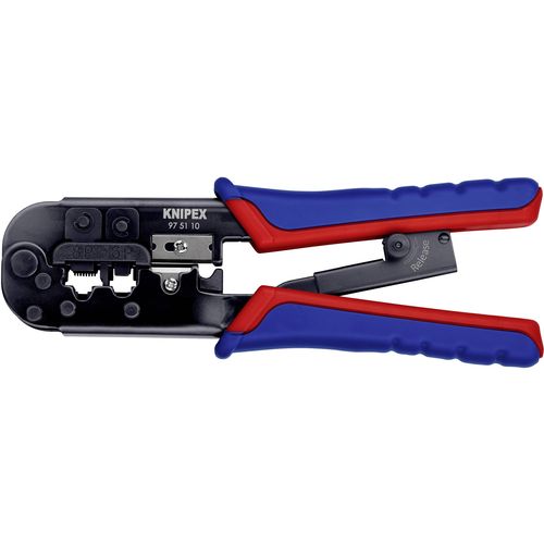 Knipex  97 51 10 kliješta za krimpanje  modularni utikač (zapadni utikači)   RJ11, RJ12, RJ45 slika 4