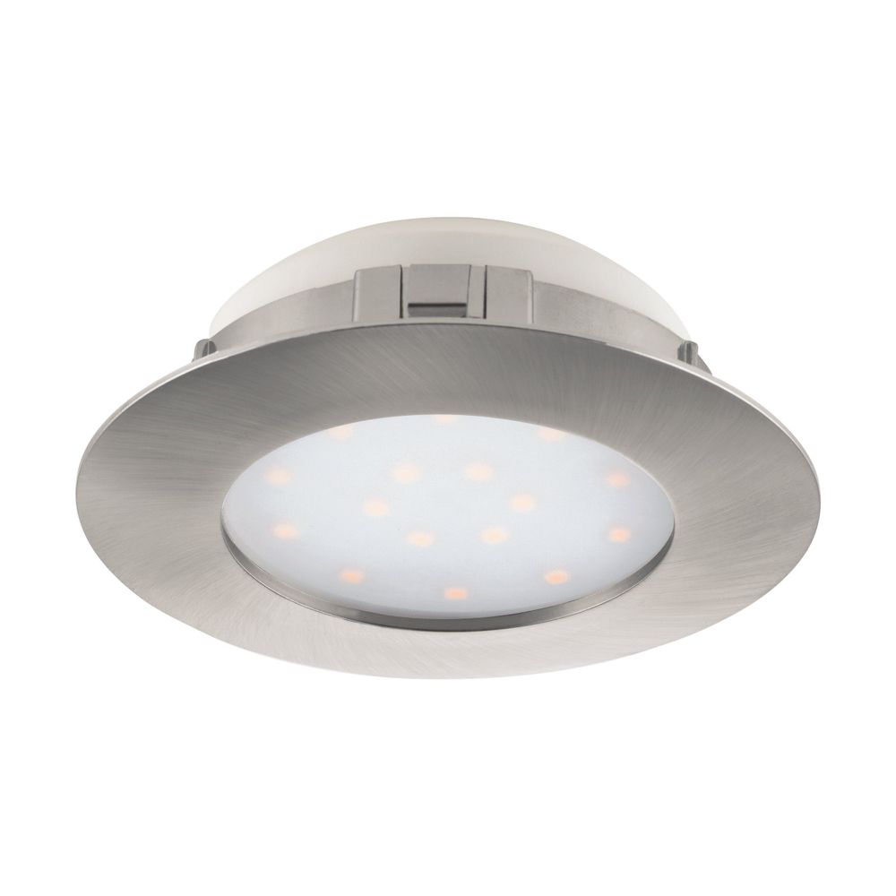 Eglo ugradbena rasvjeta pineda led 12w 3000k 1000lm saten nikal o102mm slika 1