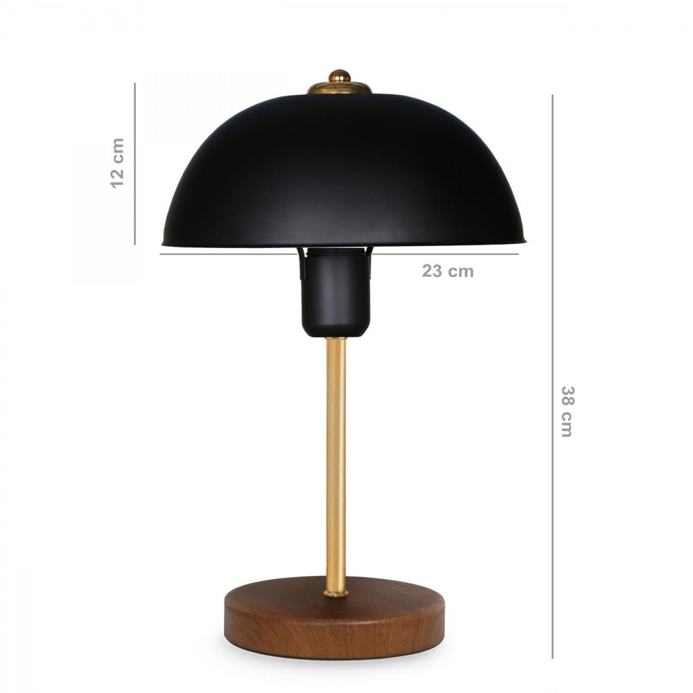 AYD-2795 Crna Stolna Lampa slika 4
