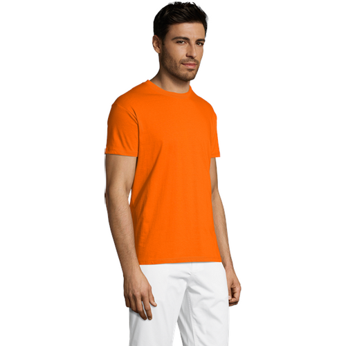 REGENT unisex majica sa kratkim rukavima - Narandžasta, S  slika 3