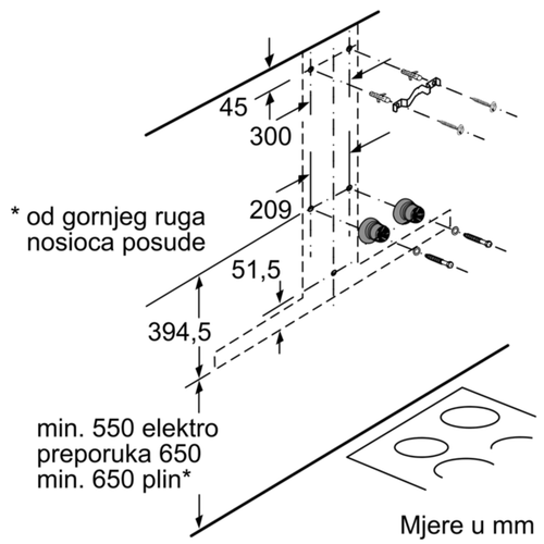 Bosch zidna napa DWB98JQ50 slika 9