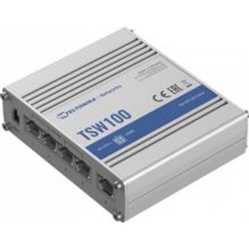 Industrijski TSW100 Ethernet PoE Gigabitni Switch Teltonika slika 1