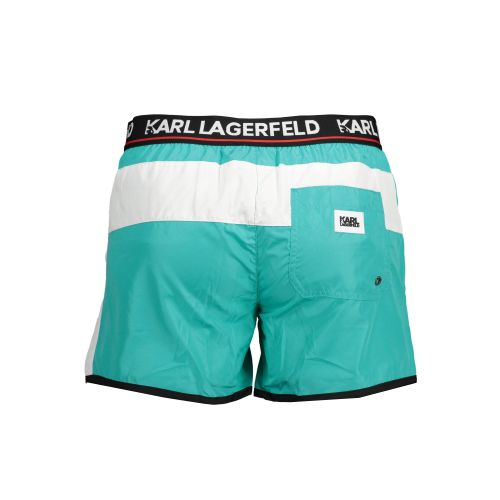 KARL LAGERFELD BEACHWEAR SWIMSUIT PARTS UNDER MAN GREEN slika 2