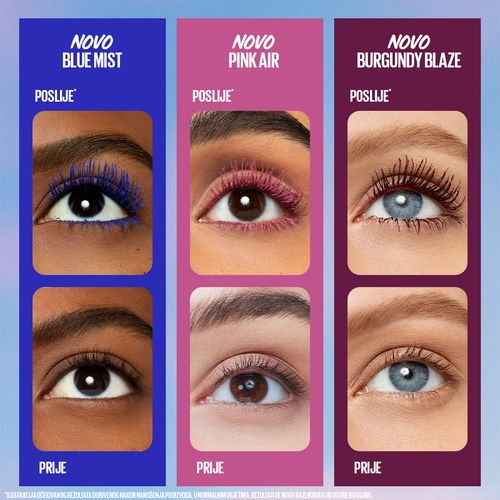 Maybelline New York Lash Sensational Sky High maskara burgundy haze​ slika 9