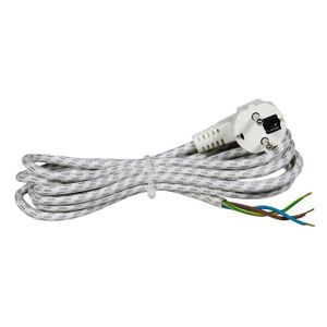 Priključni kabl za peglu 6A 250V 1300W 2m          H03RT-H 3G0,75