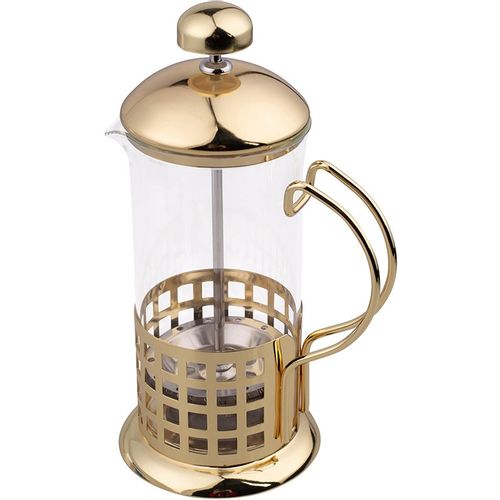 Altom Design vrč i preša za čaj i kavu 350 ml, zlatna, 020302374 slika 4