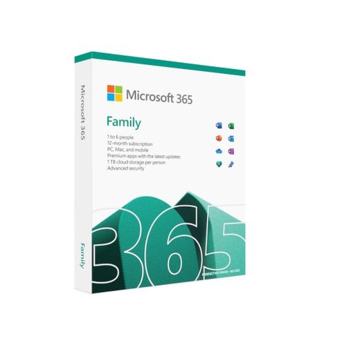 Licenca MICROSOFT Retail Microsoft 365 Family P10  32bit 64bit  English 6 korisnika 1 godina slika 1