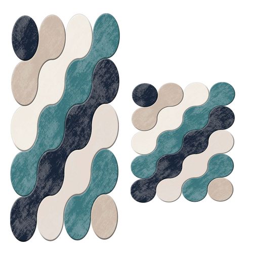 21011715MA Blue Bathmat Set (2 Pieces) slika 3