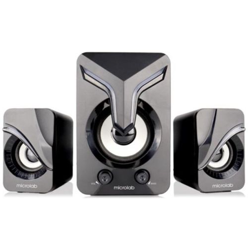 Microlab U270 Phenix Stereo zvucnici, black 11W (5W, 2x3W)USB power,3,5mm LED slika 2