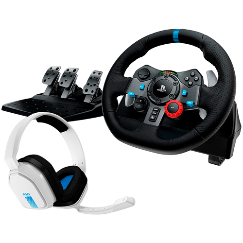 LOGITECH G29 Driving Force Racing Volan za PlayStation5 i PlayStation4 - BIJELI - USB slika 1