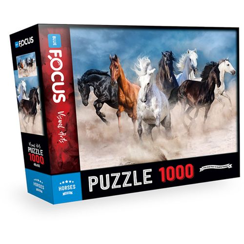 Blue Focus Puzzle 1000 delova Konji slika 1