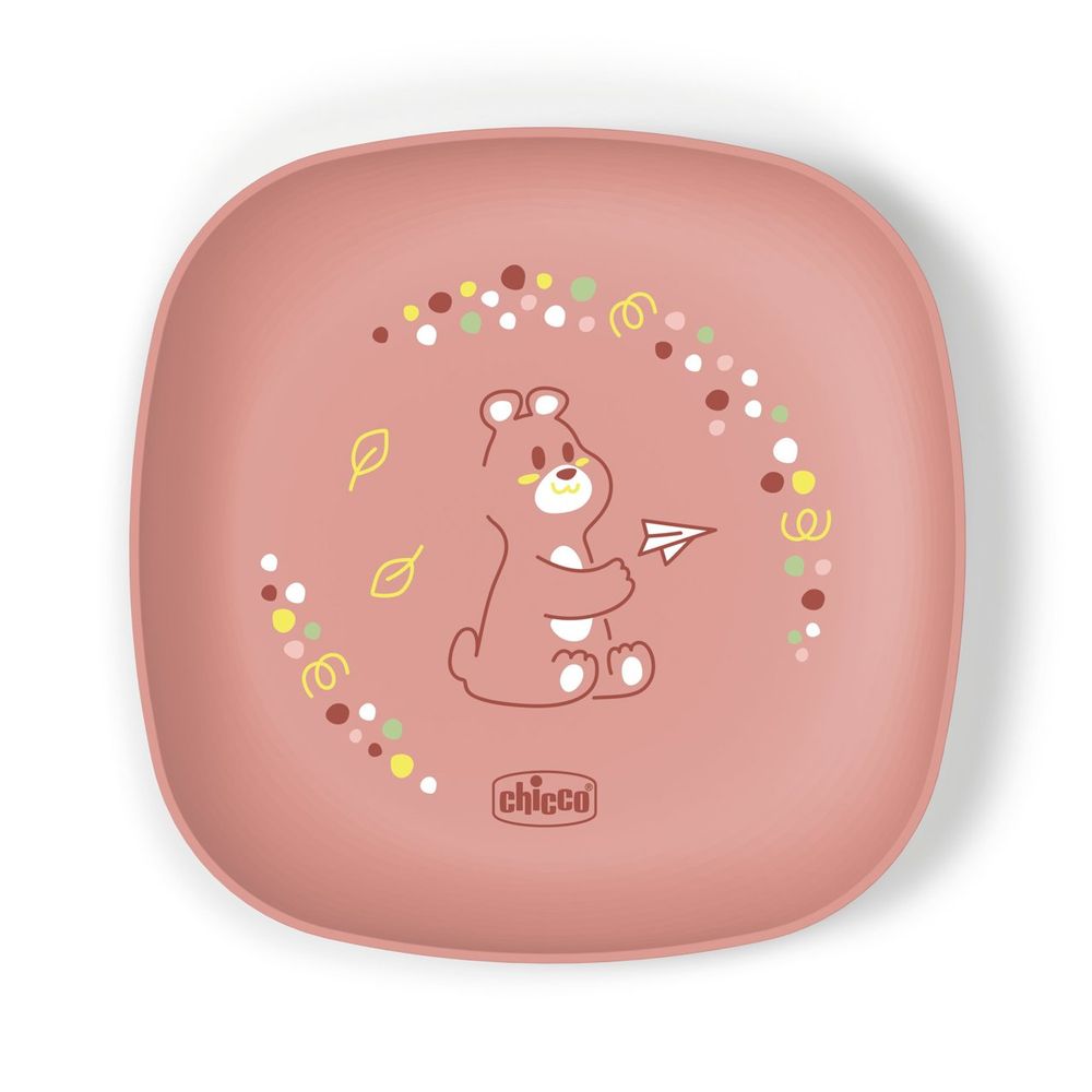 Chicco Dječiji set za jelo Baby's Dish, Pink slika 3