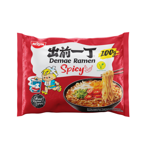 Nissin Demae Ramen Spicy 100g slika 1