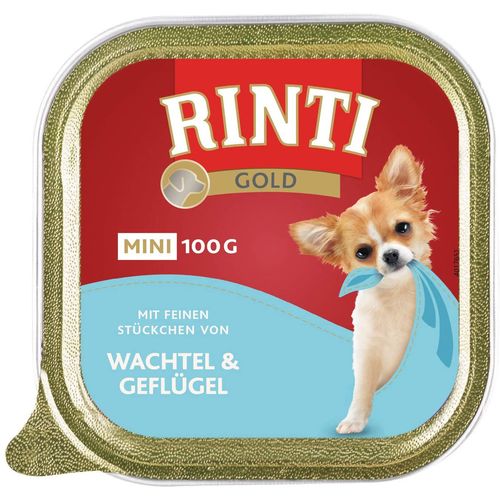 RINTI Gold Mini mit Quail&Geflugel, hrana za pse s mesom prepelice i peradi, 100 g slika 1