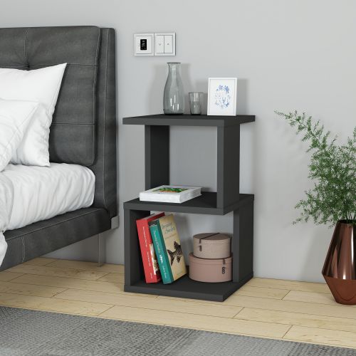 Salvıa - Anthracite Anthracite Nightstand slika 1