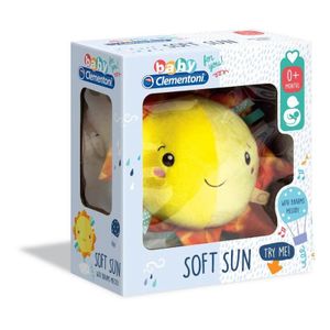 Clementoni Plišana igračka Soft Sun sa muzikom - Sunce