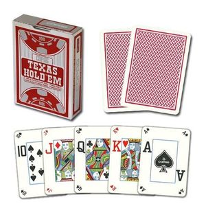 COPAG karte za poker 100% plastika peek index, crvene