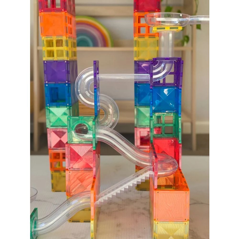 Connetix Magnetne pločice za slaganje Rainbow Ball Run Pack, 92kom slika 8