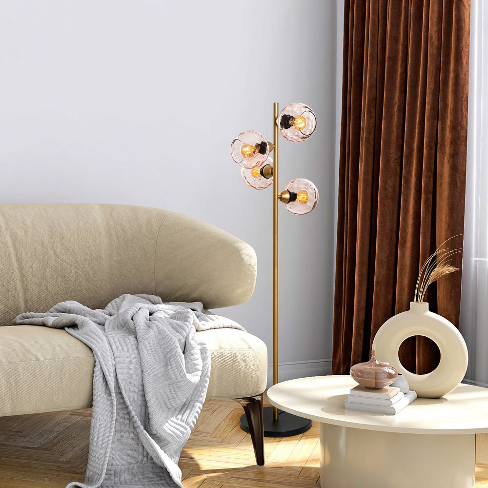 Podna Lampa Benek 15-14543 - Boje: Roza Zlato slika 2