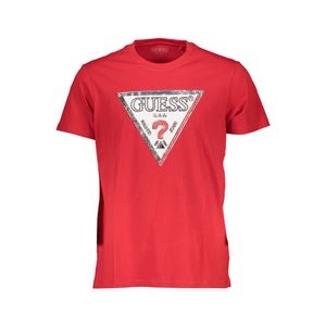 GUESS JEANS RED MAN SHORT SLEEVE T-SHIRT