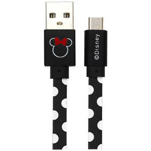 Disney USB kabl za smartphone, micro USB, MInnie Mouse - USB Cable Minnie DOTS Micro