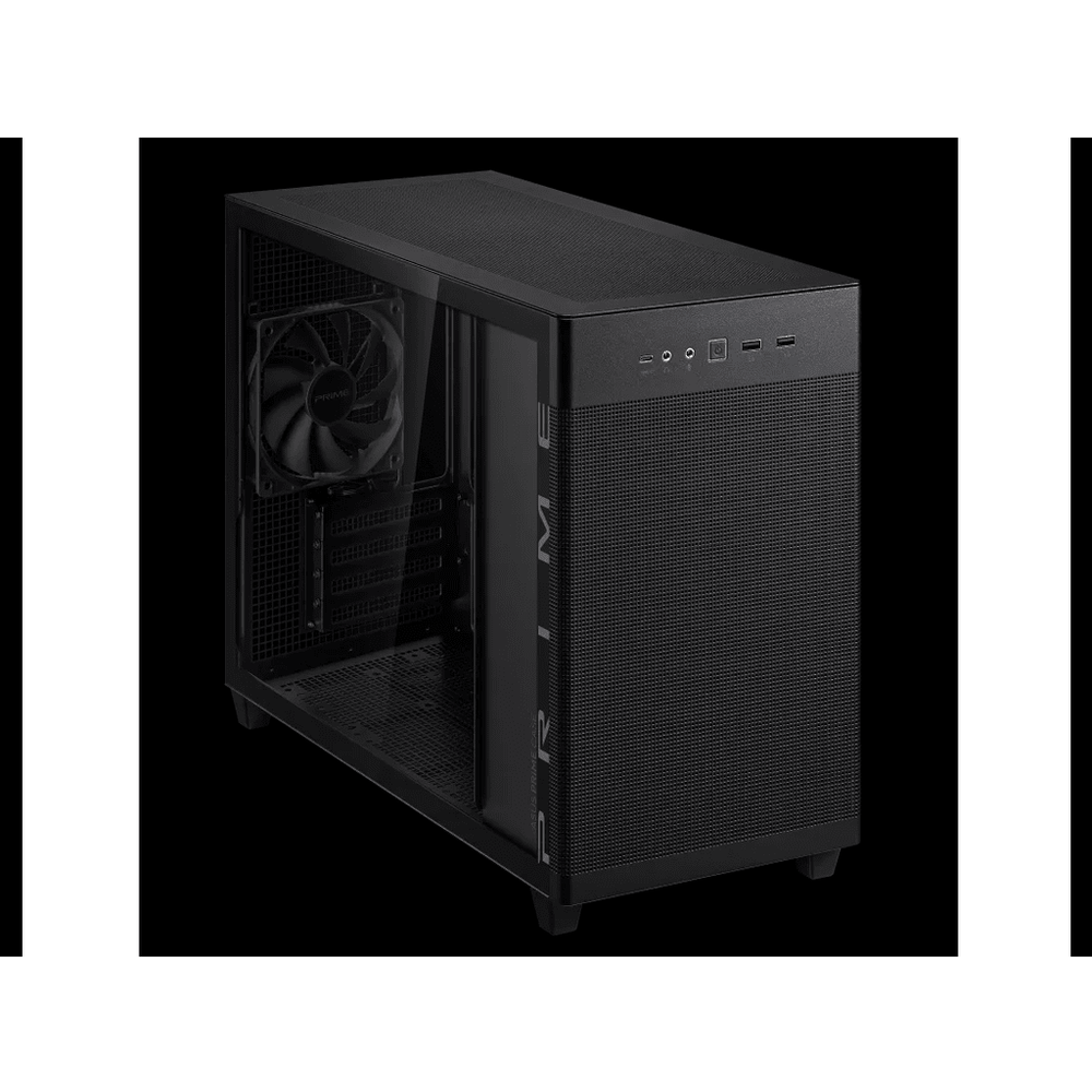 ASUS Prime AP201 Case TG BlackMicroATX,tool-free side panelsTempered Glass slika 1