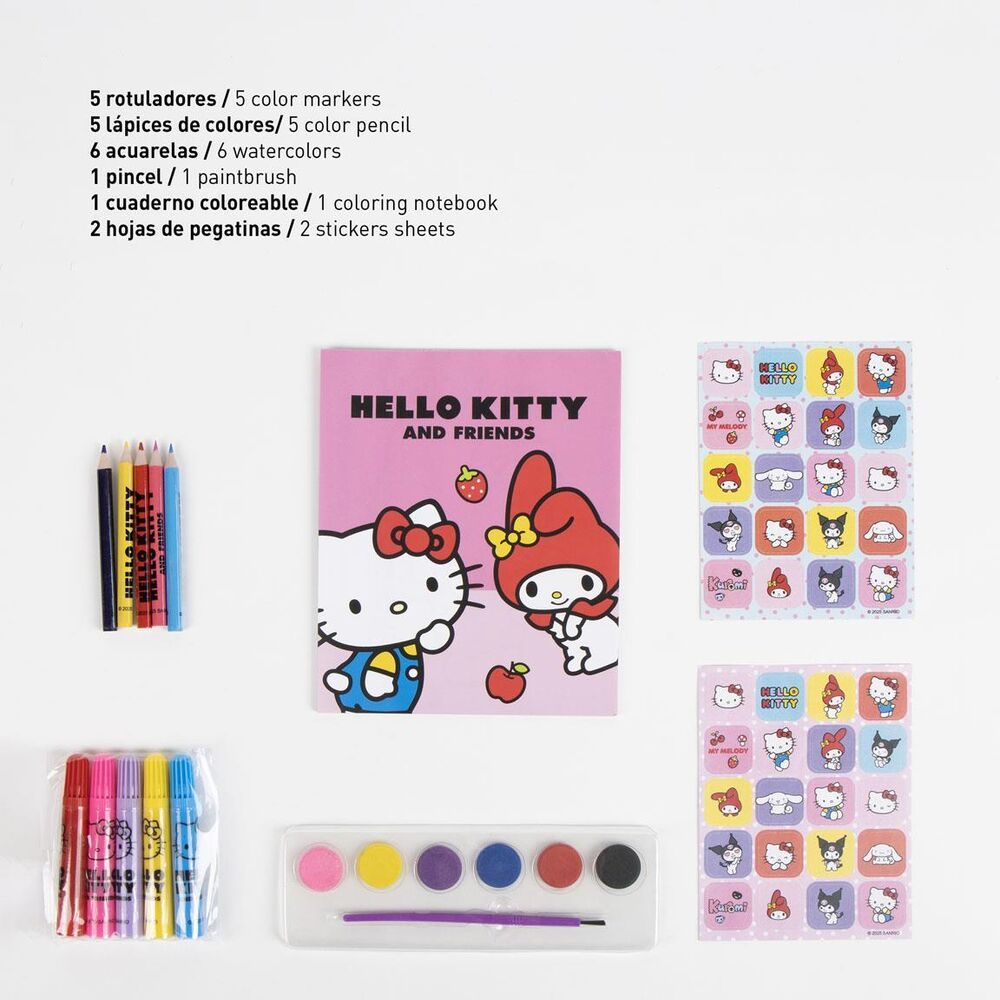Hello Kitty Ruksak sa Setom Školskog Pribora slika 7