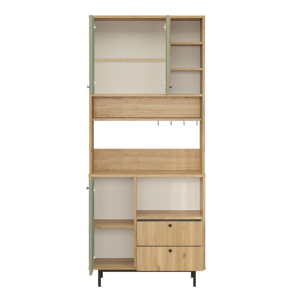 Višenamjenski ormar RE6-SY Oak Green slika 5