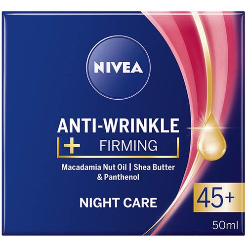 NIVEA Anti-Wrinkle Firming noćna krema za lice 45+ 50ml slika 1