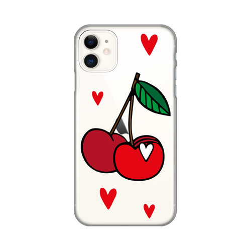 Torbica Silikonska Print za iPhone 11 6.1 Cherry slika 1