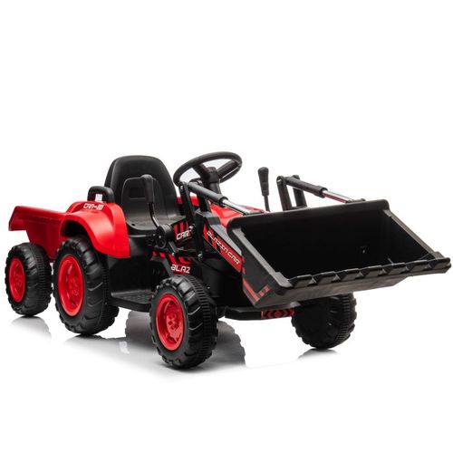 Traktor s utovarivačem BLAZIN crveni - traktor na akumulator slika 7