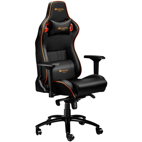 CANYON Corax GС-5 Gaming Stolac - Crno/Narančasti slika 3