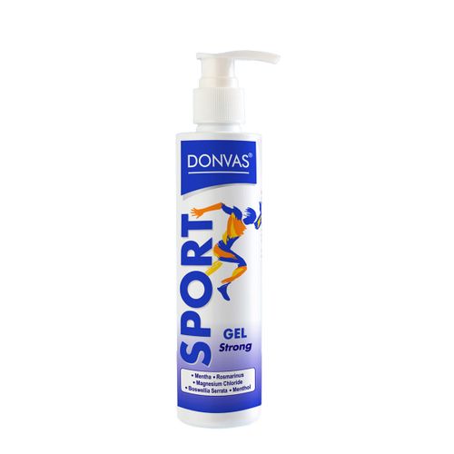 SPORT gel strong DONVAS®, 200ml + GRATIS SODA BIKARBONA DONVAS® prečišćena, 180g slika 1