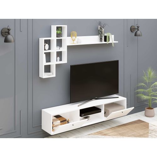 Eclipse - White White TV Unit slika 2