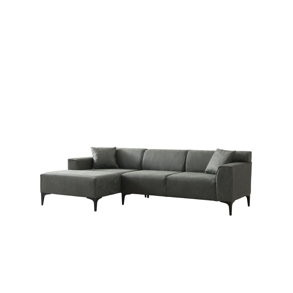 Ugaona sofa New Petra L - zelena boja slika 7