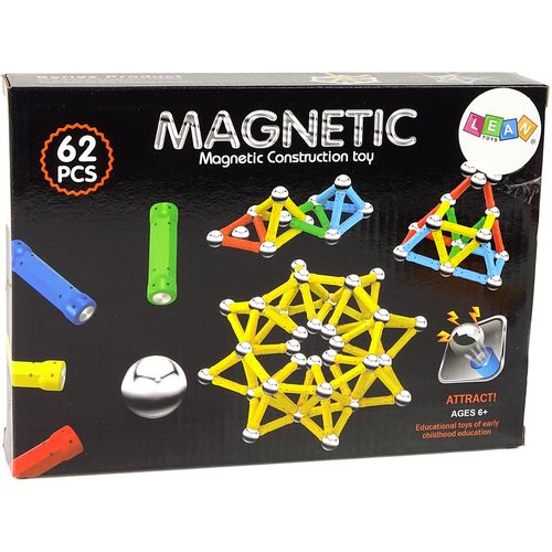 Magnetni štapići 62 elemenata Magnetic slika 3