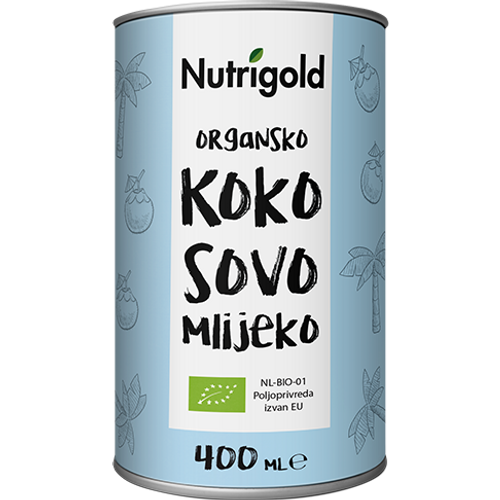Nutrigold Kokosovo mlijeko - Organsko 400ml  slika 1