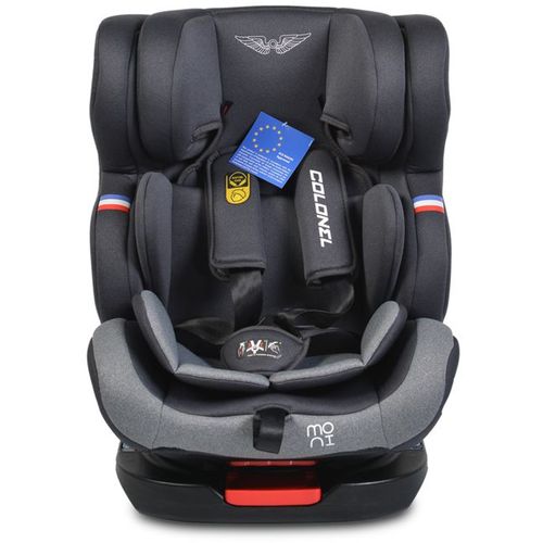 Moni Rotirajuća auto-sjedalica Colonel 0-36kg Isofix, Svijetlo siva slika 2